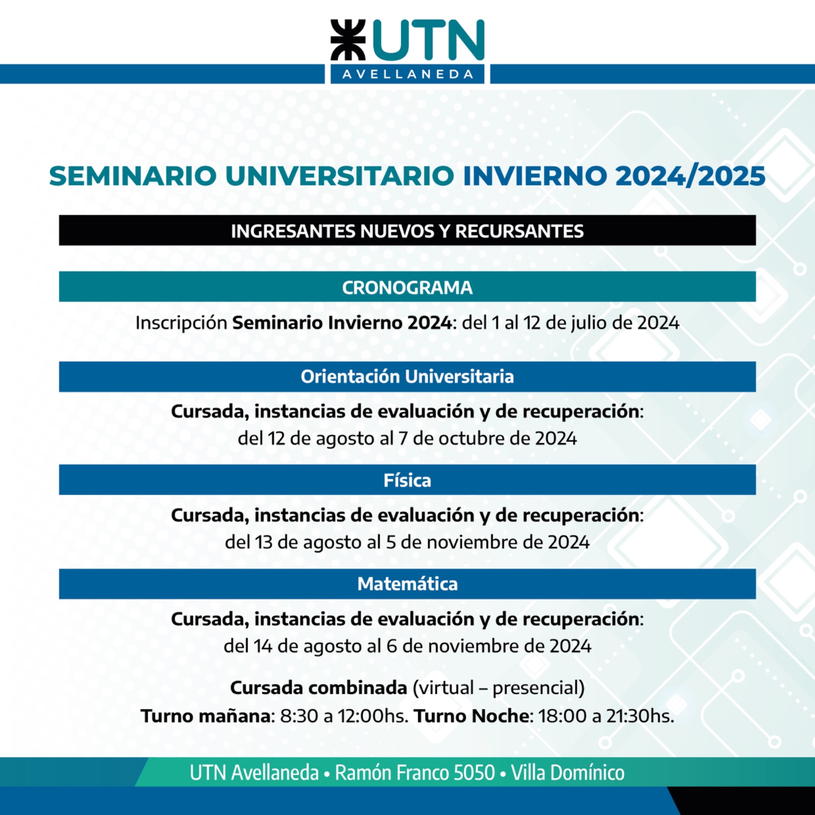 Novedades Utn Avellaneda