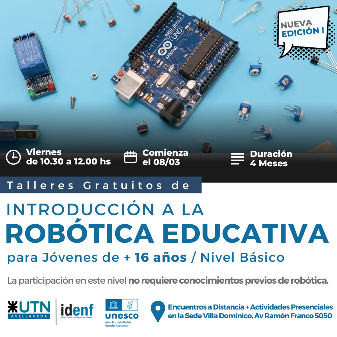 Nueva EdiciÓn Curso De IntroducciÓn A La RobÓtica Educativa Utn Avellaneda